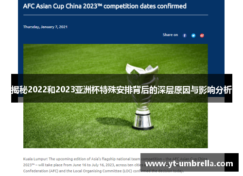 揭秘2022和2023亚洲杯特殊安排背后的深层原因与影响分析
